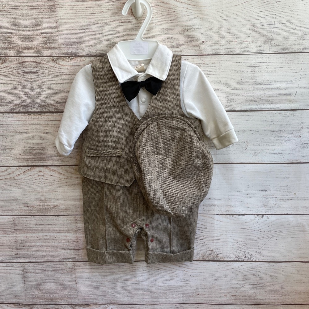 ZOEREA BABY FIVE PIECE HERRINGBONE SET